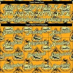 Custom Stitched Gold Gold-Black 3D Pattern Smiling Pumpkin Halloween Sports Pullover Sweatshirt Hoodie - Image 3