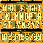 Custom Stitched Gold Gold-Black 3D Pattern Smiling Pumpkin Halloween Sports Pullover Sweatshirt Hoodie - Image 4