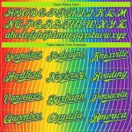 Custom Rainbow For Pride Month Love Is Love LGBT 3D Authentic Baseball Jersey - Image 4