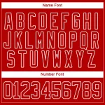 Custom Red Grass Green-White Christmas Santa Claus 3D Hockey Lace Neck Jersey - Image 5