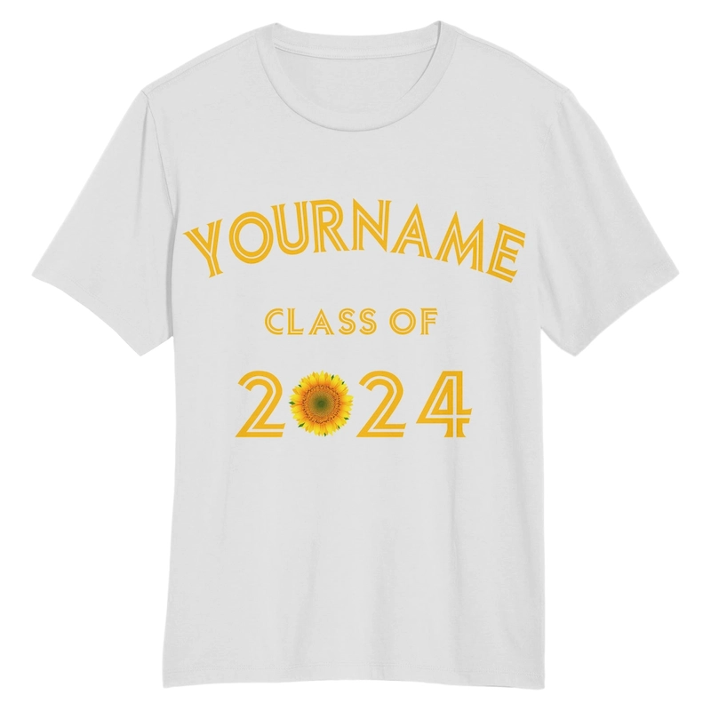 3DPattern3066.webp Custom White Gold 3D Graduation Performance T-Shirt - Image 1