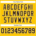 Custom Stitched Yellow Brown-White 3D Pattern Design Gradient Square Shape Sports Pullover Sweatshirt Hoodie - Image 4