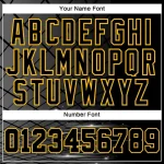 Custom Stitched Black Gold 3D Bowling Sports Pullover Sweatshirt Hoodie - Image 4