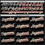 Custom Black Vintage USA Flag-Cream Authentic Sleeveless Baseball Jersey - Image 3