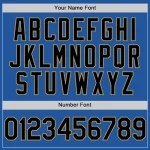 2222Custom Royal White Authentic Baseball Jersey - Image 4