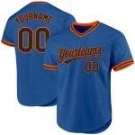 2222Custom Royal White Authentic Baseball Jersey - Image 5