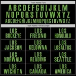 Custom Black Neon Green Performance Golf Polo Shirt - Image 4