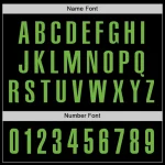 Custom Black Neon Green Performance Golf Polo Shirt - Image 5