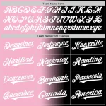 Custom Black White-Light Pink Authentic Gradient Fashion Baseball Jersey - Image 4