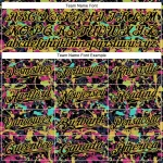 Custom Graffiti Pattern Black-Gold 3D Grunge Shabby Authentic Baseball Jersey - Image 4