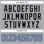 Custom Gray Light Blue-Black Authentic Sleeveless Father's Day Baseball Jersey - Image 4