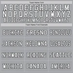 Custom Gray Black-White Mesh Authentic Football Jersey - Image 3
