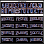 Custom Black Royal Orange-White Long Sleeve Performance T-Shirt - Image 4