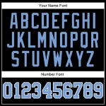 Custom Black Light Blue-White Long Sleeve Performance T-Shirt - Image 5