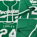 Custom Kelly Green White-Gray Authentic St. Patrick's Day Baseball Jersey - Image 2