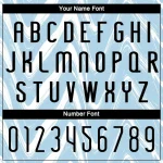 Custom Light Blue Black-White Fluid Sublimation Volleyball Uniform Jersey - Image 6