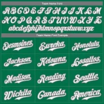 Custom Kelly Green White-Gray Authentic St. Patrick's Day Baseball Jersey - Image 6